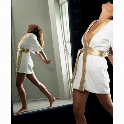  Cesare Paciotti - Gold Carpet  Short kimono robe